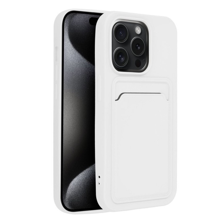 Case for iPhone 15 PRO Card Case white