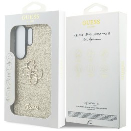 GUESS чохол для SAMSUNG S26 Ultra GUHCS26LHG4SGD (Fixed Glitter 4G Big Metal Logo) золотий