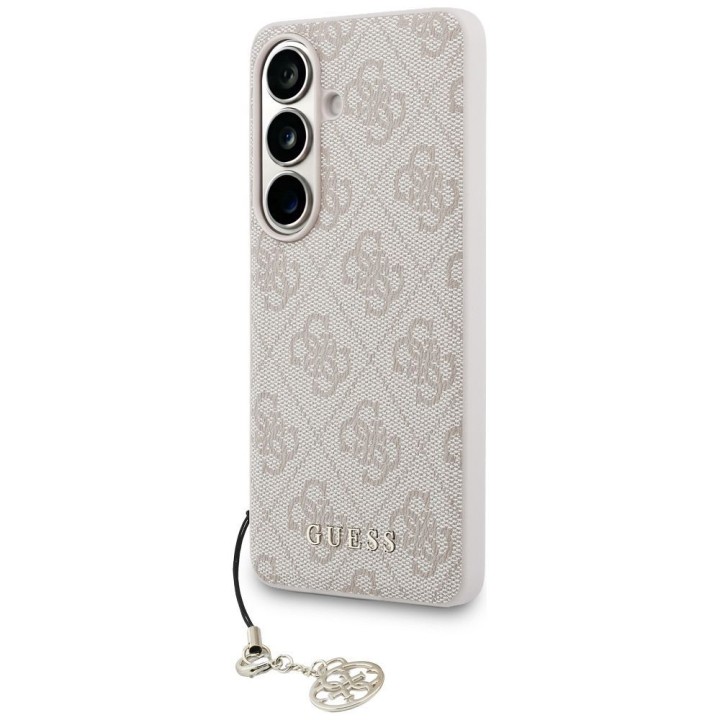 GUESS чохол для SAMSUNG S26 GUHMS26SGF4GPI (PU 4G Classic Logo with Charm) рожевий
