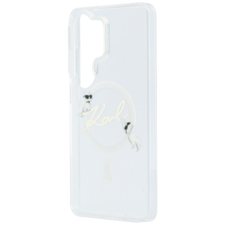 KARL LAGERFELD чохол для SAMSUNG S26 Ultra KLHMS26L5HKSCAH (Magnetic IML KC Script) прозорий