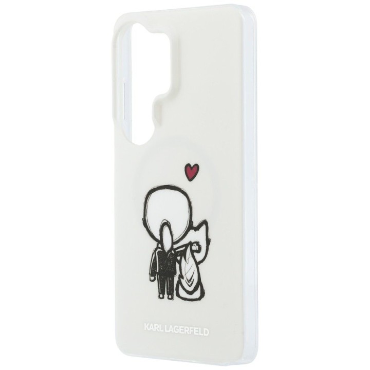 KARL LAGERFELD чехол для SAMSUNG S26 Ultra KLHMS26L6HKCBHH (Magnetic IML K&C Back Логотип) прозрачный