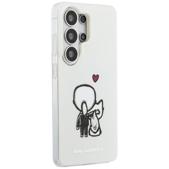 KARL LAGERFELD futerał do SAMSUNG S26 Ultra KLHMS26L6HKCBHH (Magnetic IML K&C Back Logo) transparentny