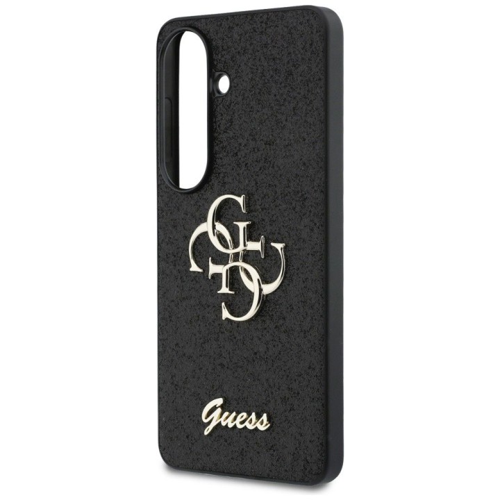 GUESS чохол для SAMSUNG S26 GUHCS26SHG4SGK (Fixed Glitter 4G Big Метал Логотип) чорний