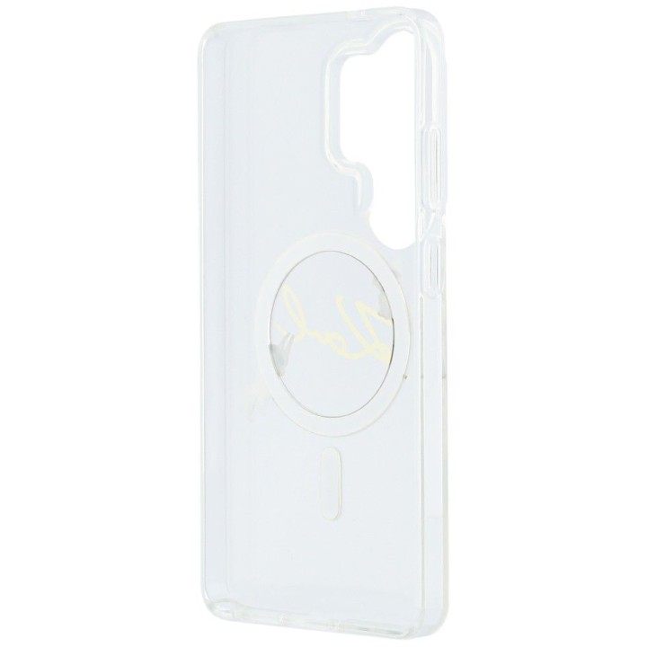 KARL LAGERFELD чохол для SAMSUNG S26 Ultra KLHMS26L5HKSCAH (Magnetic IML KC Script) прозорий