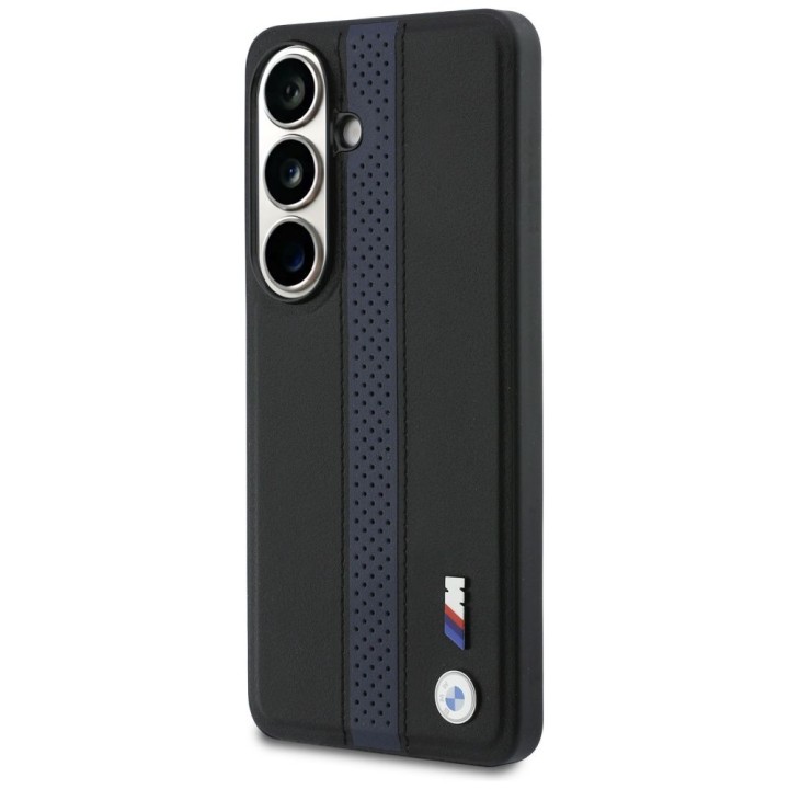 BMW case for SAMSUNG S26 compatible with Magsafe BMHMS26S25PCPSKB (Perforated Stripe Logo) blue