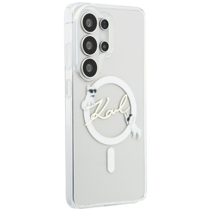 KARL LAGERFELD чохол для SAMSUNG S26 Ultra KLHMS26L5HKSCAH (Magnetic IML KC Script) прозорий