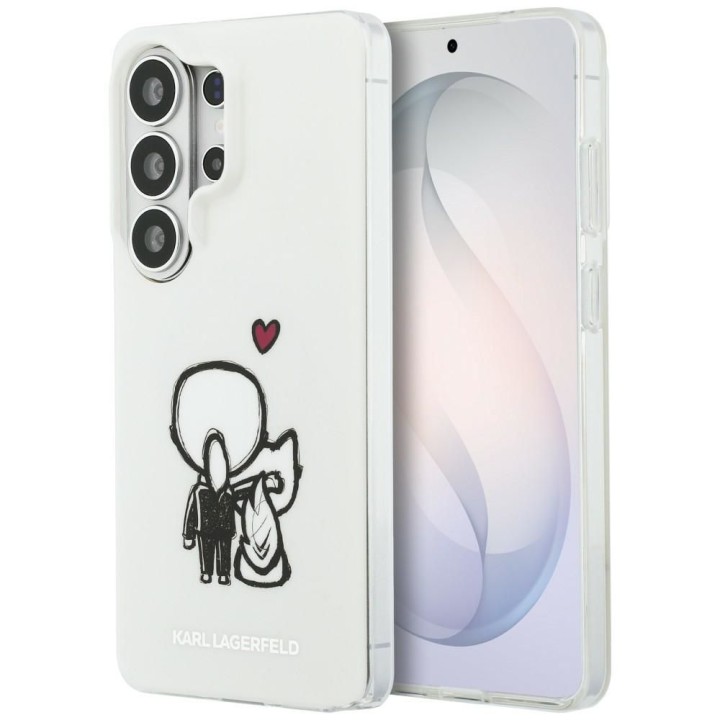 KARL LAGERFELD чехол для SAMSUNG S26 Ultra KLHMS26L6HKCBHH (Magnetic IML K&C Back Логотип) прозрачный