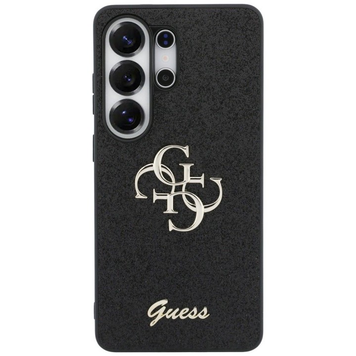 GUESS чехол для SAMSUNG S26 Ultra GUHCS26LHG4SGK (Fixed Glitter 4G Big Metal Logo) черный