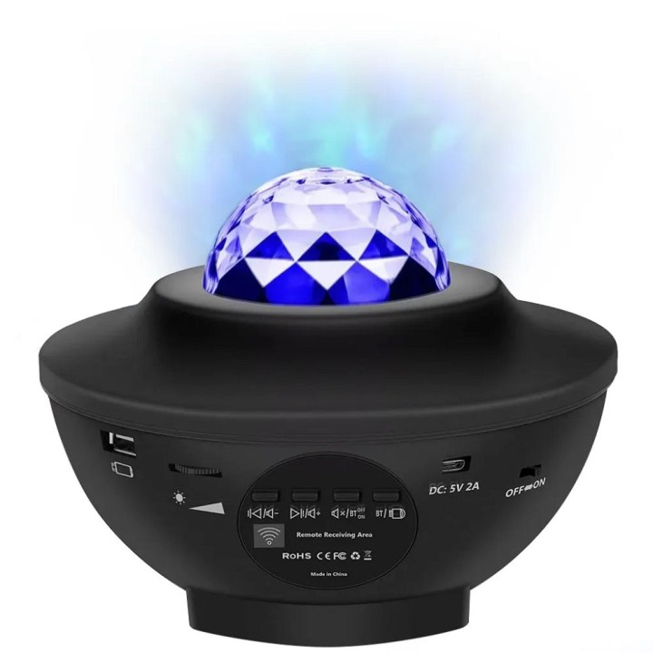 Night light star projector G493 black