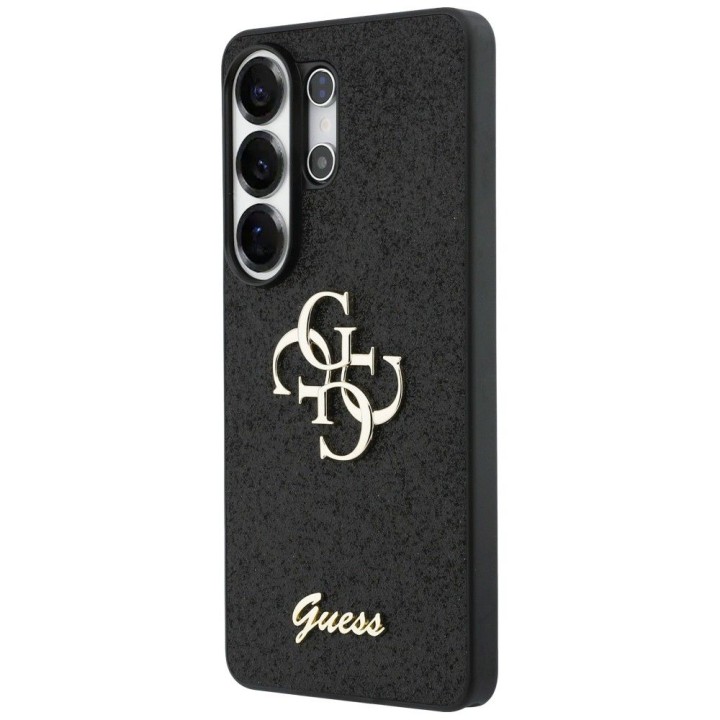 GUESS case for SAMSUNG S26 Ultra GUHCS26LHG4SGK (Fixed Glitter 4G Big Metal Logo) black