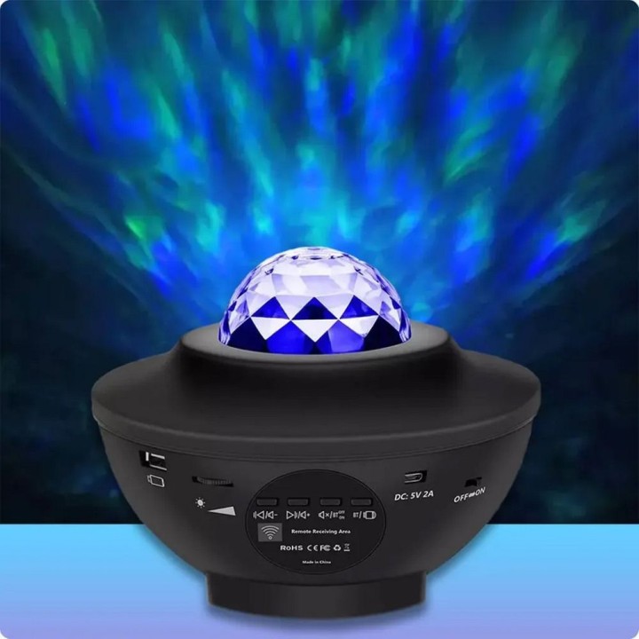 Night light star projector G493 black