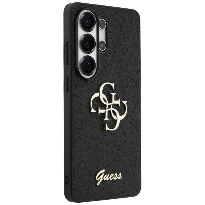 GUESS чехол для SAMSUNG S26 Ultra GUHCS26LHG4SGK (Fixed Glitter 4G Big Metal Logo) черный