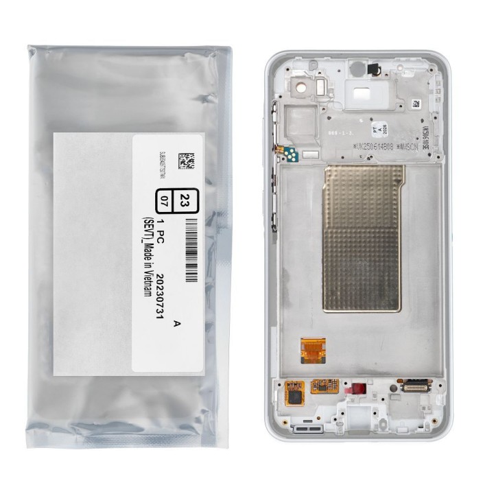 ServicePack LCD display SAMSUNG A36 5G A366B White GH82-36841B