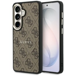 GUESS case for SAMSUNG S26 GUHMS26SP4MSEGCW (4G Embossed Ring Magsafe) brown