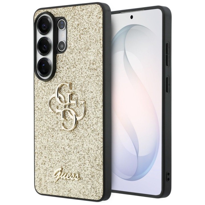 GUESS чохол для SAMSUNG S26 Ultra GUHCS26LHG4SGD (Fixed Glitter 4G Big Metal Logo) золотий