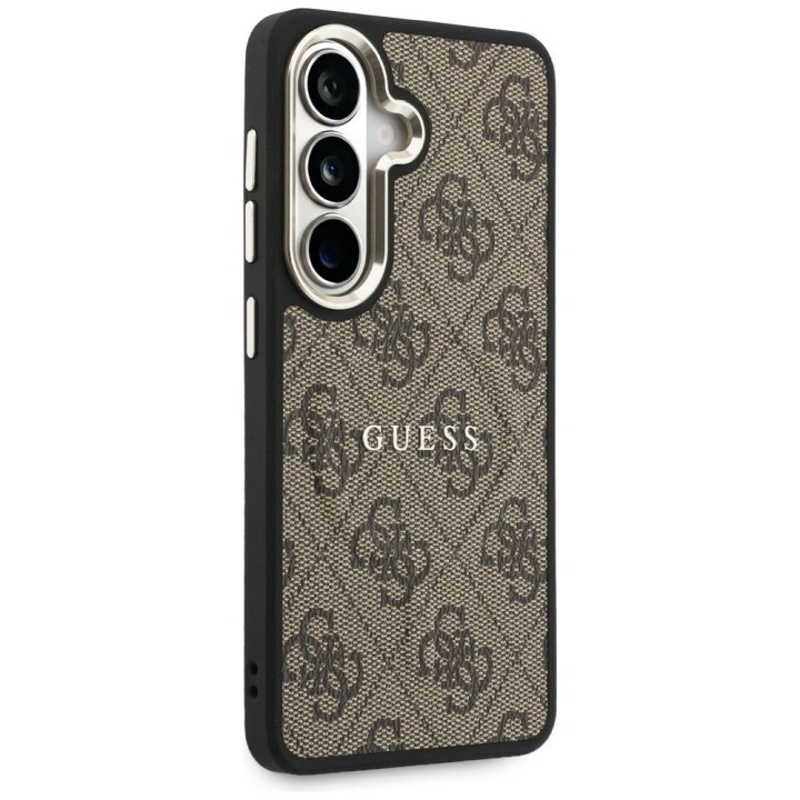 GUESS case for SAMSUNG S26 GUHMS26SP4MSEGCW (4G Embossed Ring MagSafe) brown