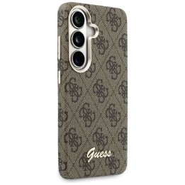 GUESS чехол для SAMSUNG S26 GUHMS26S5P4FWMSW (4G Script Magsafe) коричневый