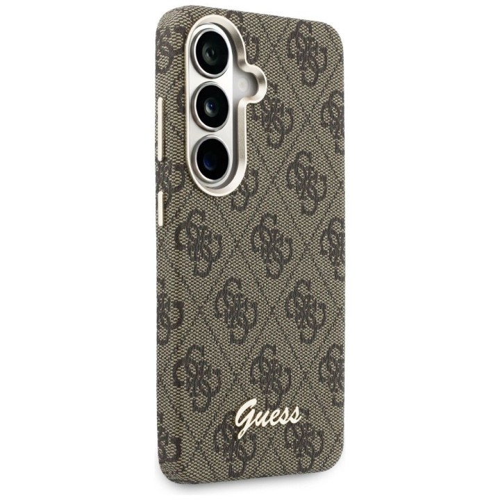 GUESS case for SAMSUNG S26 GUHMS26S5P4FWMSW (4G Script MagSafe) brown