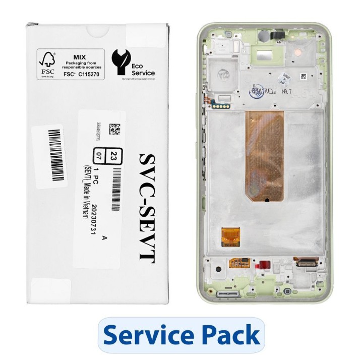 ServicePack Wyświetlacz LCD SAMSUNG A54 5G A546B Green GH82-31231C