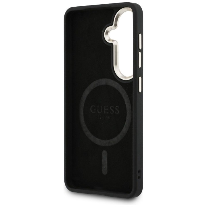 GUESS чохол для SAMSUNG S26 GUHMS26SP4MSEGCK (4G Embossed Ring Magsafe) чорний