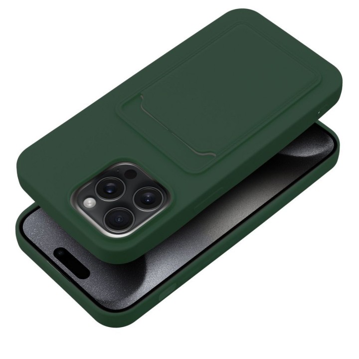 Чохол для iPhone 15 PRO MAX Card Case зелений
