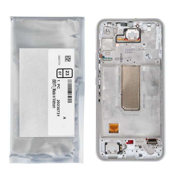 ServicePack Wyświetlacz LCD SAMSUNG A34 5G A346B Silver GH82-31201B