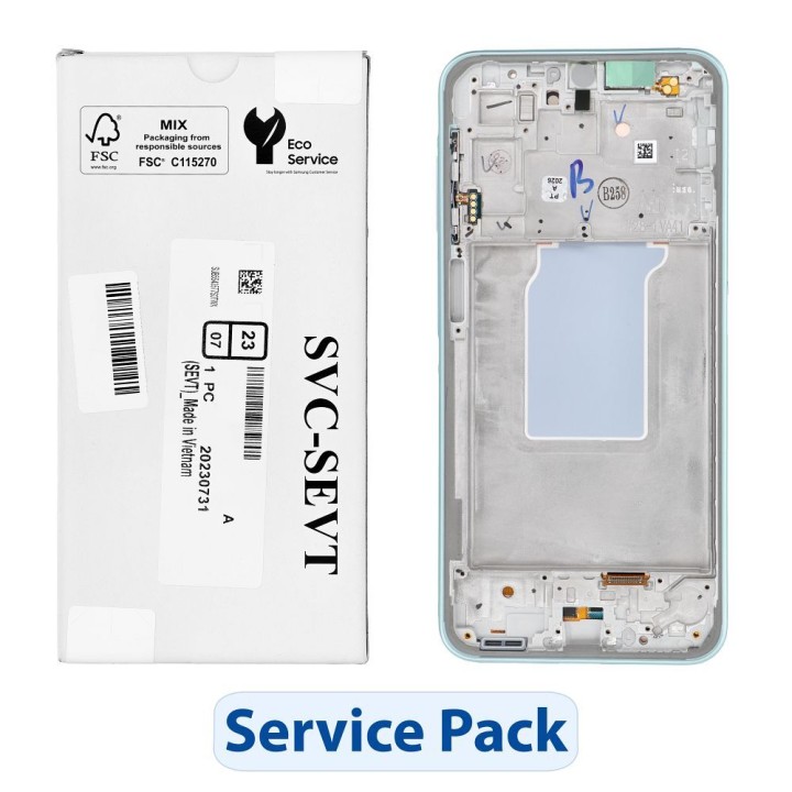ServicePack LCD display SAMSUNG A26 5G A266B Green GH82-37049C