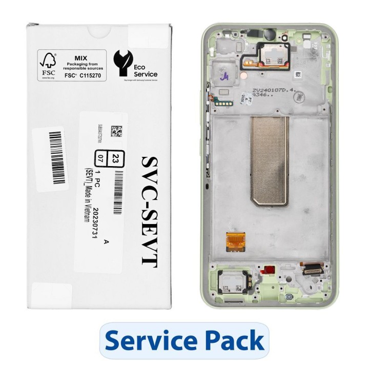 ServicePack LCD display SAMSUNG A34 5G A346B Green GH82-31200C