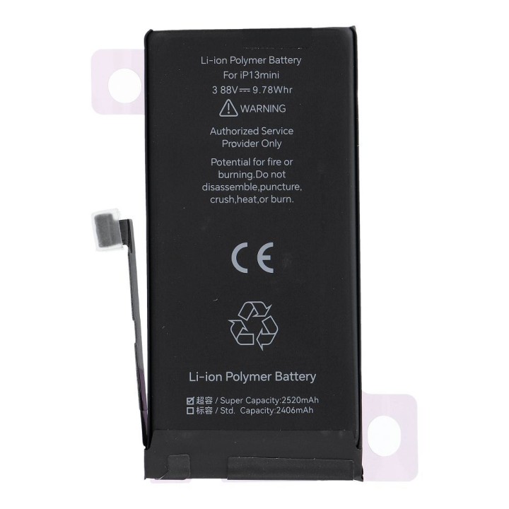JCID battery that can be paired as new for iPhone 13 MINI (increased capacity)