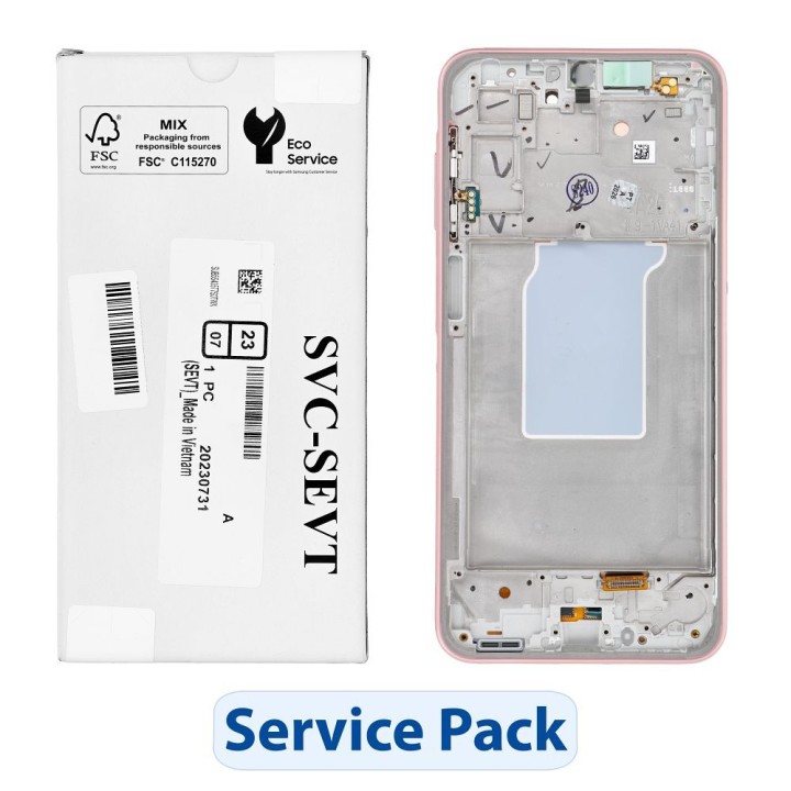 ServicePack Wyświetlacz LCD SAMSUNG A26 5G A266B Peach GH82-37049D