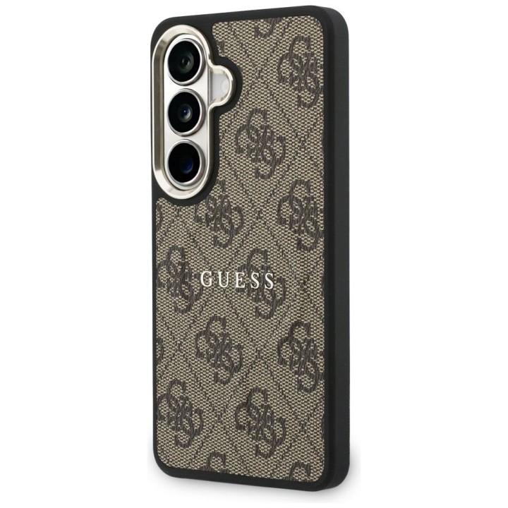GUESS case for SAMSUNG S26 Plus GUHMS26MP4MSEGCW (4G Embossed Ring Magsafe) brown