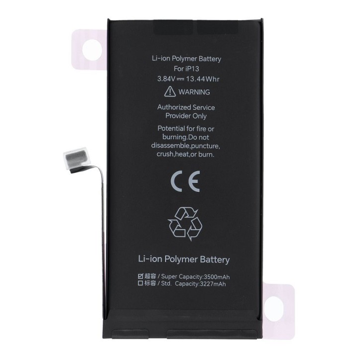 JCID Battery with assignable as New for iPhone 13 (increased capacity)