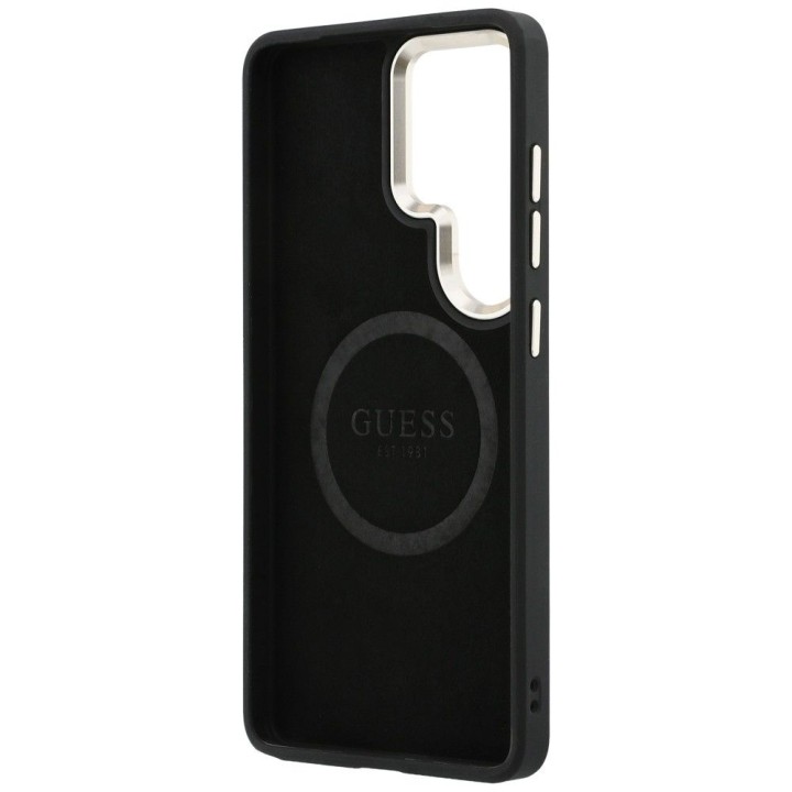GUESS case for SAMSUNG S26 Ultra GUHMS26L5PG4SRGK (Perforated Logo Magsafe) black