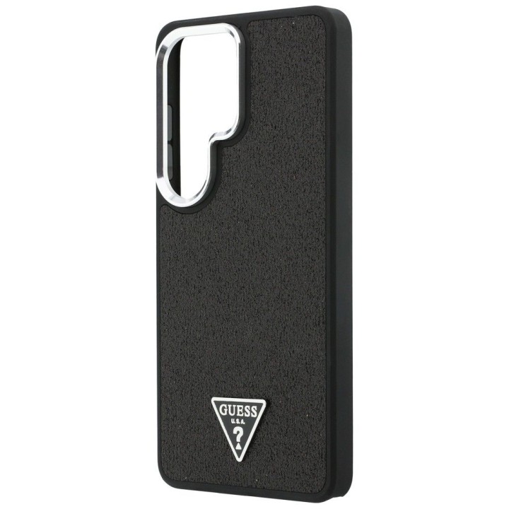 GUESS case for SAMSUNG S26 Ultra GUHMS26LPFGTSCMK (Fixed Glitter Triangle Magsafe) black