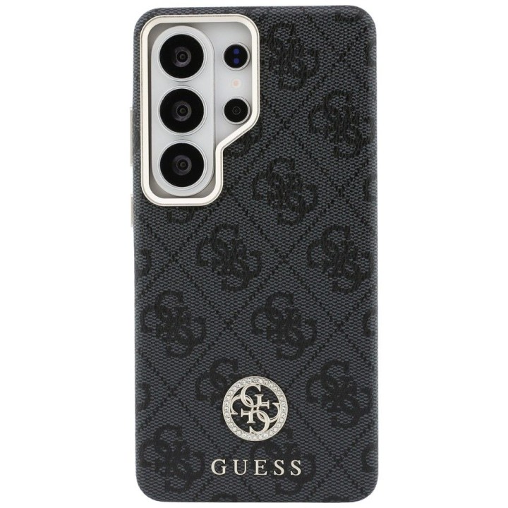 GUESS чохол для SAMSUNG S26 Ultra GUHMS26LP4GRMDEK (4G Rhinestone Round Logo MagSafe) чорний