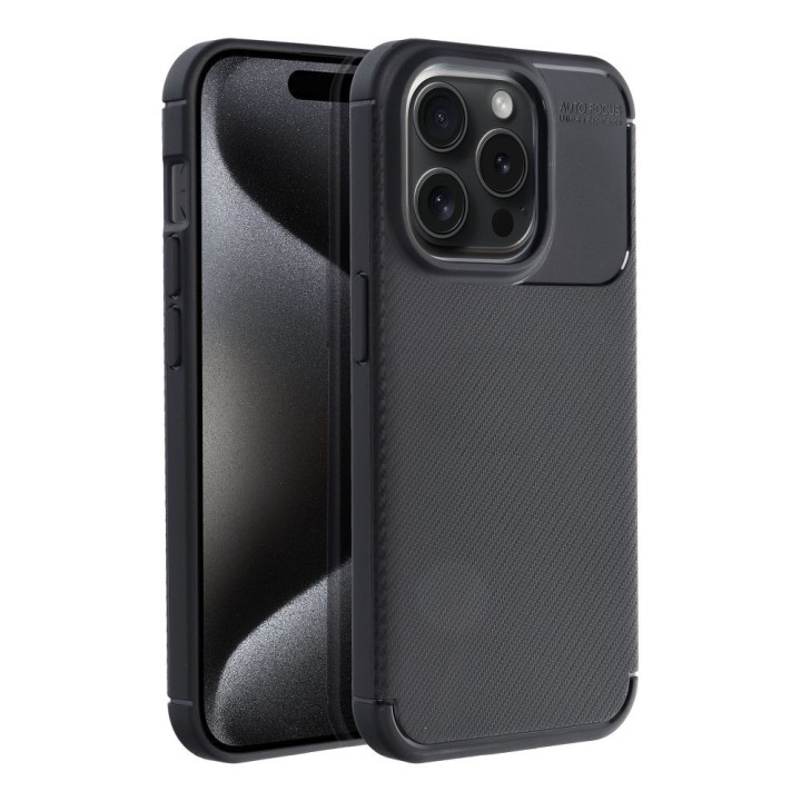 Etui na iPhone 15 PRO Carbon Premium czarne