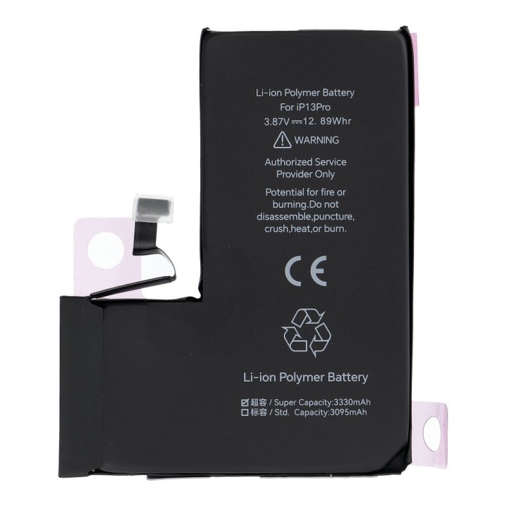 JCID battery that can be paired as new for iPhone 13 PRO (increased capacity)