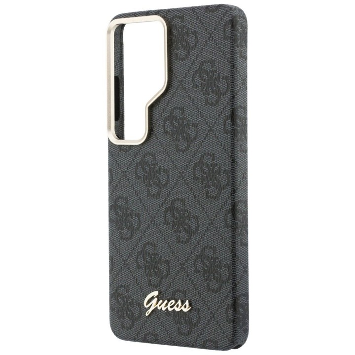 GUESS чехол для SAMSUNG S26 Ultra GUHMS26L5P4FWMSK (4G Script MagSafe) черный