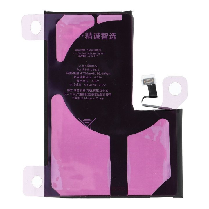 JCID Battery with assignable as New for iPhone 14 PRO MAX (increased capacity)