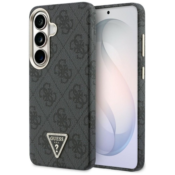 GUESS case for SAMSUNG S26 GUHMS26SP4GTDGMK (4G Triangle Logo MagSafe) black