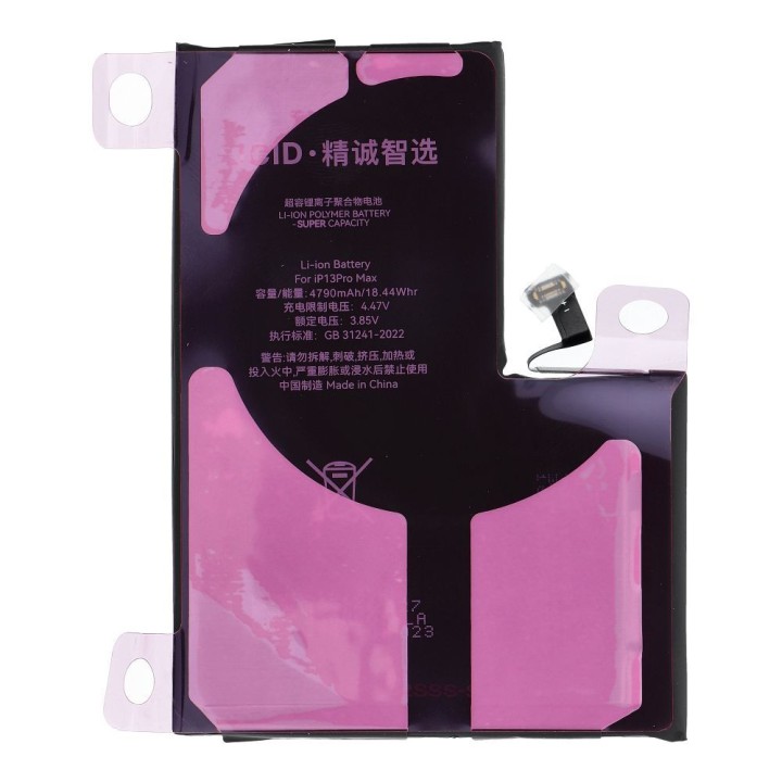 JCID Battery with assignable as New for iPhone 13 PRO MAX (increased capacity)