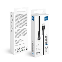 Кабель USB-C – USB-C Blue Star 3A 60W QC4.0 1 m PJ-DQ1-C чорний
