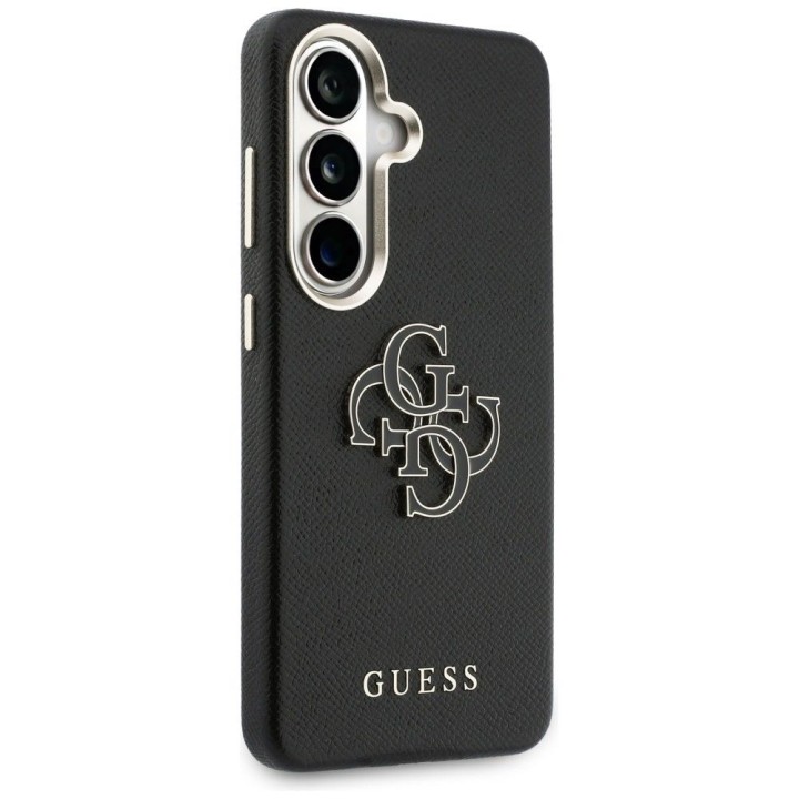 GUESS чехол для SAMSUNG S26 GUHCS26S5PS4RGGK (Grained Big 4G Металл Логотип) черный