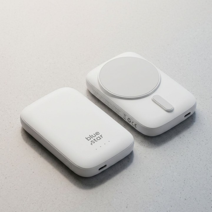 Power bank compatible with MagSafe Blue Star Slim DG-P8 15W 5000 mAh white