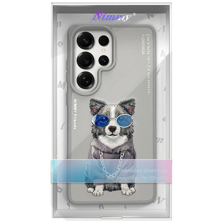 NIMMY чохол GLASSES COOL DOG для SAMSUNG S26 Ultra сірий
