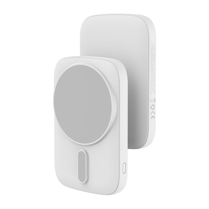 Повербанк сумісний з MagSafe Blue Star Slim DG-P8 15W 5000 mAh білий