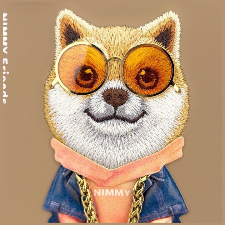 NIMMY чохол GLASSES COOL DOG для SAMSUNG S26 Ultra бежевий