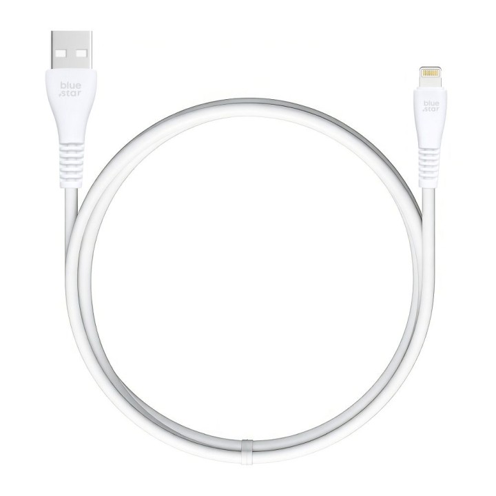 Cable USB A for Lightning Blue Star 2A 12W 1 m PJ-DG5-A white