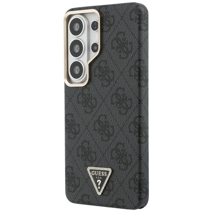 GUESS чехол для SAMSUNG S26 Ultra GUHMS26LP4GTDGMK (4G Triangle Logo MagSafe) черный