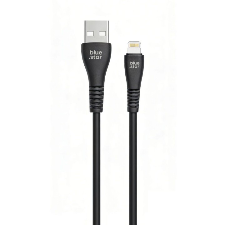 Кабель USB A — Lightning Blue Star 2A 12W 1 m PJ-DG5-A черный